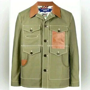 JUNYA WATANABE MAN  Jacket With Leather Trim